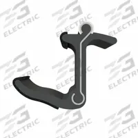 FAIRCHILD Edge Trim: Side Flap, 8 ft Overall Lg, Rubber Outer (MPN 1487-4X2). Key specifications — Brand: FAIRCHILD; Color: Black; Outer Material: Rubber; Profile Shape: Side Flap.