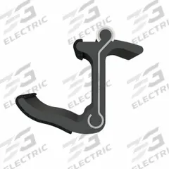 FAIRCHILD Edge Trim: Side Flap, 8 ft Overall Lg, Rubber Outer (MPN 1487-4X2). Key specifications — Brand: FAIRCHILD; Color: Black; Outer Material: Rubber; Profile Shape: Side Flap.
