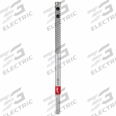 MILWAUKEE Rebar Cutter Drill Bit: 9/16 in Drill Bit Size, 10 in Max Drilling Dp - 3-Flat-Shank Rebar Cutting Drill Bits