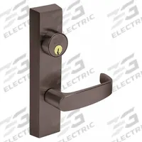 SARGENT Mechanical Exit Device Trim: 48 in Max Door Wd, Bronze (MPN 713-8 ETL RHRB 10B). Key specifications — Color: Bronze; Product Type: Mechanical Exit Device Trim; Ligature Resistance: Not Ligature-Resistant; Brand: SARGENT; Outside Trim Type: Lever; Exit Device Style: Lever; ADA Compliant: Yes.