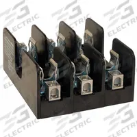 MERSEN Fuse Block: Open Block Design, 3 Pole, 250 V AC, Box Lug, Non-Indicating (MPN 20608R). Key specifications — Brand: MERSEN.