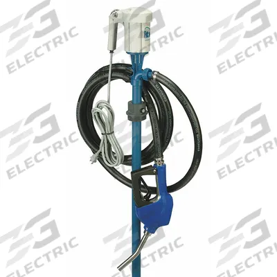FINISH THOMPSON Electric Drum Pump: 115 V AC, 1/3 hp HP, Polypropylene - Drum-Mount DEF Dispensing Pump Systems