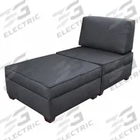 DUOBED Chaise Lounge: Blue, 72 in Overall Wd, 36 in Overall Dp, 36 in Overall Ht, Black (MPN IMFCL-DM). Key specifications — Brand: DUOBED.