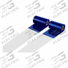 THERMAL TRANSFER RIBBON: Zebra, 4.02 in Ribbon Wd, 984 ft Ribbon Lg, 1 in Core Dia., Blue, Resin/Wax (MPN RZ402984WR-Tr-Blue). Key specifications — Color: Blue.