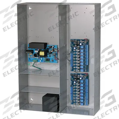 ALTRONIX Power Supply 16Fuse 12VDC @ 9A: Power Supply - Power Supply Boards with Enclosures
