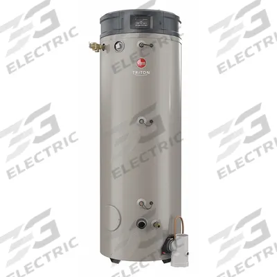 RHEEM Commercial Gas Water Heater: Natural Gas, Low NOx, 80 gal, 199,900 BTU - Powered-Vent Commercial Gas Water Heaters
