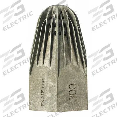 EXAIR Air Gun Nozzle: For 1217, Aluminum/Zinc, 3 5/8 in Extension Lg - Exair Air Gun Nozzles