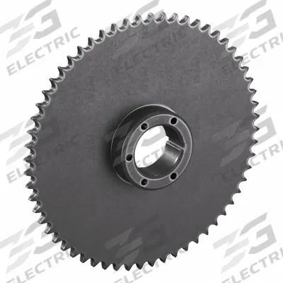 TSUBAKI Sprocket: For 60 Chain, 60 Teeth, 14.33 in Pitch Dia, 14.761 in Outside Dia - Size 60 Bushed-Bore Roller Chain Sprockets