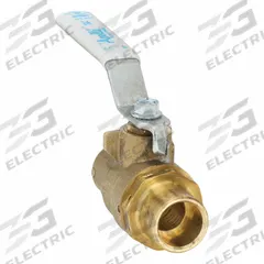 APOLLO Manual Two-Way Ball Valve: 1/2 in, Brass, Straight, Sweat x Sweat, Full Port Ball Port (MPN 77FLF20301). Key specifications — Brand: APOLLO; Handle: Lever.
