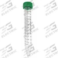 APPROVED VENDOR Centrifuge Tube: Centrifuge Tube, Polypropylene, 15 mL Capacity - mL, Conical, HDPE (MPN 229412). Key specifications — Brand: APPROVED VENDOR; Graduated: Yes; Closure Color: Green; Includes: Includes Foam Racks; Includes Closure: Yes; Body Color: Natural; Bottom Shape: Conical; Body Material: Polypropylene.