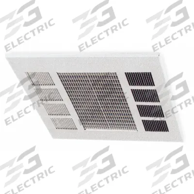 Dayton Electric Ceiling Panel Heater: 2000W/3000W/4000W, 277V AC, 1-phase, Recessed - Recessed & Drop-In Panel Fan-Forced Electric Ceiling Heaters