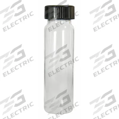 QORPAK Vial: 15 mL, Includes Closure, Phenolic, 21 mm Body Dia, Square - Glass Sample Vials