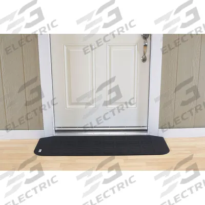 EZ EDGE Door Ramp: 46 in Lg, ADA Compliant - Rubber Ramps