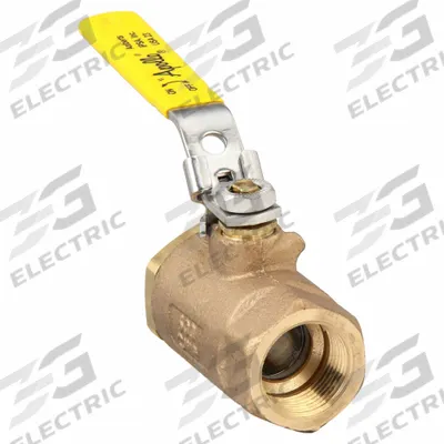 APOLLO Manual Two-Way Ball Valve: 1 in, Bronze, Straight, FNPT x FNPT - Bronze Ball Valves