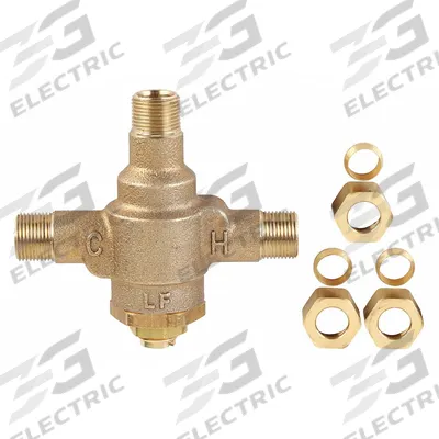 SLOAN Mixing Valve: For BASYS/OPTIMA Series, Use with Hot/Cold Water - Faucet Mixing Valves