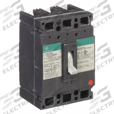 GE Molded Case Circuit Breaker: 100 A Amps, 18kA at 120/240/277/480V AC, Fixed - TED-, TEHD-Frame GE Molded Case Circuit Breakers