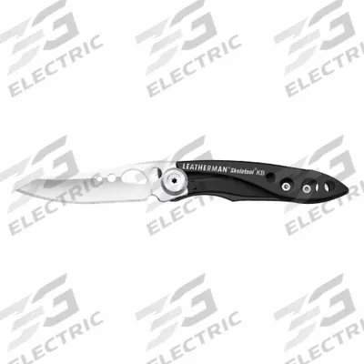 LEATHERMAN Knife: 2 1/2 in Blade Lg, 3 1/2 in Closed Lg, 5 3/4 in Overall Lg, Aluminum - Manually-Opening Folding Knives
