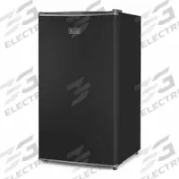 BLACK & DECKER Refrigerator: Black, 3.2 cu ft Total Capacity, 2 Shelves, Energy Star Certified (MPN BCRK32B). Key specifications — Includes Ice Maker: No; Color: Black; Defrost: Manual; Energy Star Certified: Yes; Door Style: Glass; Brand: BLACK & DECKER.