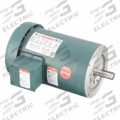 LEESON Three Phase TEFC Motors: C-Face Mount, Totally Enclosed Fan Cooled, 1 hp, 230/460V AC, T-Stat (MPN 121067.00). Key specifications — Brand: LEESON; Nameplate Voltage @ 60 Hz: 230/460V AC; Full Load Current @ 60 Hz: 3.2/1.6 A; Nameplate RPM @ 60 Hz: 1,725 RPM; Motor Enclosure: TEFC.