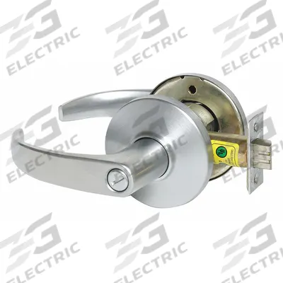 STANLEY SECURITY SOLUTIONS Door Lockset: Privacy Lever Locksets, Chrome, ADA Compliant