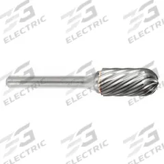 SGS PRO Carbide Bur: Ball-Nosed Cylinder, SC-42, Inox Cut, 1/8" x 9/16" Head, 1/8" Shank (MPN 19156). Key specifications — Trade Number: SC-42; Brand: SGS PRO.