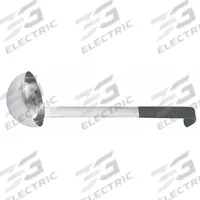 VOLLRATH Jacob's Pride Ladle: 72 oz Capacity, Stainless Steel, Black, NSF Certified, 17 in Handle Lg (MPN 4987220). Key specifications — Manufacturer Part Number: 4987220; Color: Black; Material: Stainless Steel; NSF Certified: Yes; Product Type: Jacob's Pride Ladle; Brand: VOLLRATH.