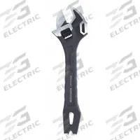 STANLEY Adjustable Wrench: Alloy Steel, Black Oxide, 10 in Overall Lg, 1 1/4 in Jaw Capacity (MPN FMHT75081). Key specifications — attr309359: Black Oxide; attr324924: STANLEY; attr309358: Alloy Steel.