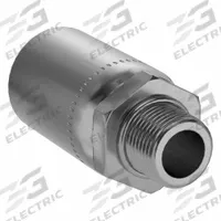 KURT Hydraulic Crimp Fitting: Carbon Steel, Straight, -8 For Hose Dash Size, Male x Male (MPN MB-08-08). Key specifications — Fitting Gender: Male x Male; Fitting Connection Type: ORB x Hose End; Thread Size: 3/4"-16; For Hose Dash Size: -8; Brand: KURT.