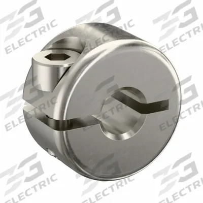 RULAND MANUFACTURING Shaft Collar: 1-Piece, Metric, Round, Clamp-On, 5 mm Bore Dia - Stainless Steel Shaft Collars