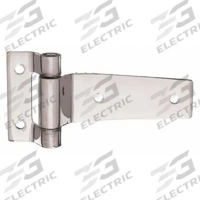 MARLBORO Strap Hinge: Stainless Steel, 6 5/32 in Leaf Ht - Strap Hinges