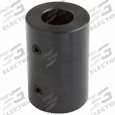 CLIMAX METAL PRODUCTS Rigid Shaft Coupling: 1/4 in Bore Dia 1, 1/4 in Bore Dia 2, Round - One-Piece Rigid Shaft Couplings