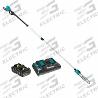 MAKITA Battery-Powered Pole Saw Kit: 10 in Blade Lg, 9 ft to 13 ft Reach, 5.0 Ah, 36 V (MPN XAU02PTB). Key specifications — attr977593: Telescoping Pole Saw; attr988039: XAU02PTB; attr977546: 5.0 Ah; attr1030094: Yes.
