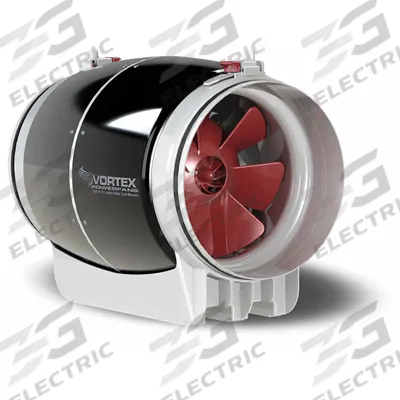 PANASONIC In-Line Duct Fan: 10 in Duct, 120V AC, 1 Ph, 60 Hz Freq - General Purpose Inline Duct Fans