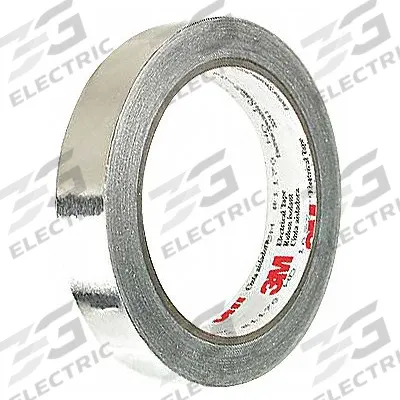 3M Conductive Electrical Tape: 1 in Wd, 18 yd Lg, 3 mil Thick, 600 V Volt Rating - General Purpose Foil Electrical Tape