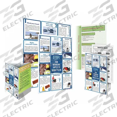 SAFETYPOSTER.COM Training Kit: 8 Tips for Working Safely in Winter - Injury & Illness Prevention Training