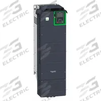 SCHNEIDER Variable Frequency Drive: In Phase Three, Out Phase Three, 75 hp, IP21, No Bypass, Compact (MPN ATV630D55N4). Key specifications — Style: Compact; Color: Black/Blue/Gray; Output Phase: Three.