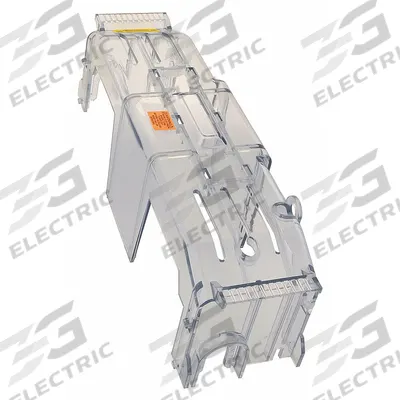 BUSSMANN Fuse Block Cover: For H/RK1/RK5 Fuse Class or Type, 250 V AC, Non-Indicating - Non-Indicating Fuse Block Covers
