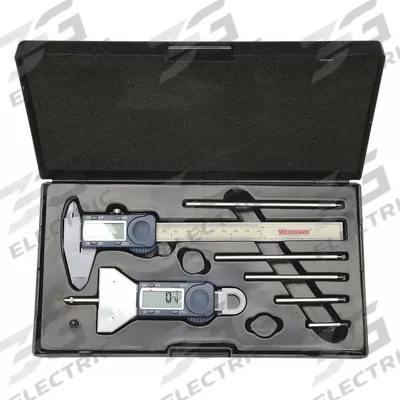 WESTWARD Precision Measuring Tool Kit: 2 Pieces - Caliper & Micrometer Precision Measuring Tool Kits