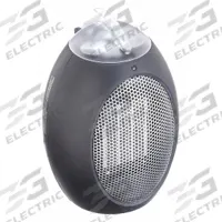 COZY Portable Electric Heater: 750W, 2560 BtuH Heating Capacity, 2 Heat Settings, Black (MPN ESH). Key specifications — Wattage Output: 750W; Number of Heat Settings: 2; Housing Color: Black; Overall Dimensions - H x W x D: 11 in x 7-1/2 in x 7-1/2 in; Heating Capacity: 2560 BtuH; Safety Tip-Over Switch Included: Yes; Brand: COZY.