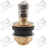 HALTEC Tractor Front Wheel Tire Valve: Tractor Front Wheel Tire Valve, Clamp-In, Straight, Tractors (MPN TV-6008-10). Key specifications — Valve Type: Clamp-In; Thread Size: 0.305-32; Valve Shape: Straight; Color: Brass; Product Type: Tractor Front Wheel Tire Valve; Compatible Vehicle Type: Tractors; Material: Metal; Brand: HALTEC.