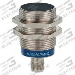 TELEMECANIQUE SENSORS Inductive Cylindrical Proximity Sensor: Built-in Connector, Shielded, 3 Wires (MPN XS630B1NAM12). Key specifications — Brand: TELEMECANIQUE SENSORS; AC Supply Voltage Rating: Not Rated; DC Supply Voltage Rating: 12-48V DC.
