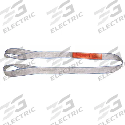 LIFT-ALL Web Sling: Type 4, Polyester, 1 Plies, 12 ft Sling Lg - Protected-Edge Polyester Twisted-Eye Web Slings