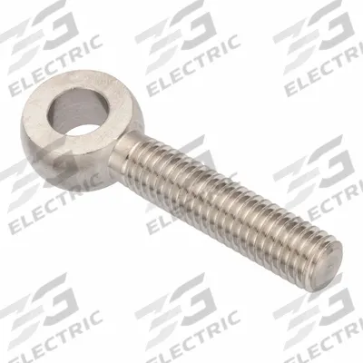 AMPG Fixed Rod End: Stainless Steel, Plain, 2 1/2 in Hole Center-to-End Lg - Stainless Steel Male Threaded Fixed Rod Ends