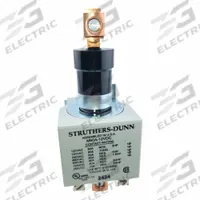 STRUTHERS-DUNN Mercury Displacement Contactor: 12V DC, 60 A Full Load Current - Resistive, 1 Poles (MPN M60A-12VDC). Key specifications — Brand: STRUTHERS-DUNN; Terminal Connection Type: Screw Terminals; Contact Material: Liquid Mercury.