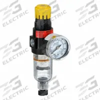 PARKER Filter Regulator: 14 Series, 1/4 in NPT, 18 scfm, 5 micron, 0 psig to 125 psig, Manual Drain (MPN 14E11B18FC). Key specifications — attr109419: PARKER; attr109429: Zinc; attr109463: Yes; attr109467: Nitrile; attr109468: 14.