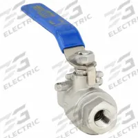 APPROVED VENDOR Manual Two-Way Ball Valve: 1/4 in, 316 Stainless Steel, Straight Valve Body, Lever (MPN G-SSV-25NLH). Key specifications — Brand: APPROVED VENDOR; Handle: Lever.