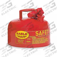 EAGLE Type I Safety Can: For Use With Flammables, 2 gal Capacity, Powder Coated Steel, Red (MPN UI20S). Key specifications — Brand: EAGLE.