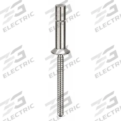 MAGNA-LOK Blind Rivet,1.796" L,0.1875" dia,PK25: Inch, 1 51/64 in Overall Lg, 31/64 in Body Lg - Domed-Head Blind Rivets