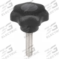 KIPP Hand Knob: 7 Point, Plastic w/ SS Thread, #10-32 Thread, 10 mm Thread Lg, 25 mm Dia (MPN K0154.4A1X10). Key specifications — Brand: KIPP.