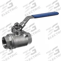 USA INDUSTRIALS Manual Two-Way Ball Valve: 1 in, 304 Stainless Steel, Straight Valve Body, Two-Piece (MPN ZUSA-VLV-160). Key specifications — Brand: USA INDUSTRIALS; Handle: Locking Lever.